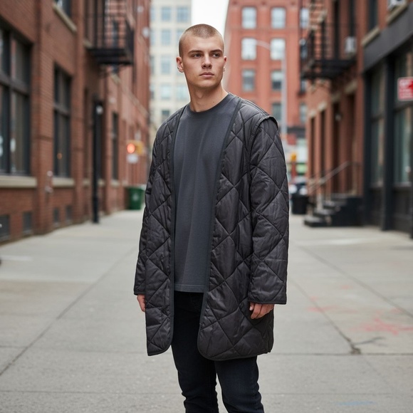 Vintage Canadian Trench Coat Quilted  Liner, Men's S-L - Picture 1 of 4